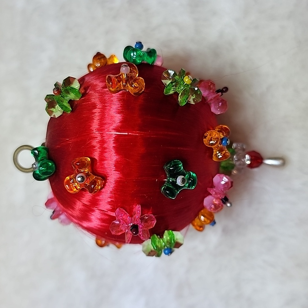Vintage 60's Push Pin Christmas Ornament